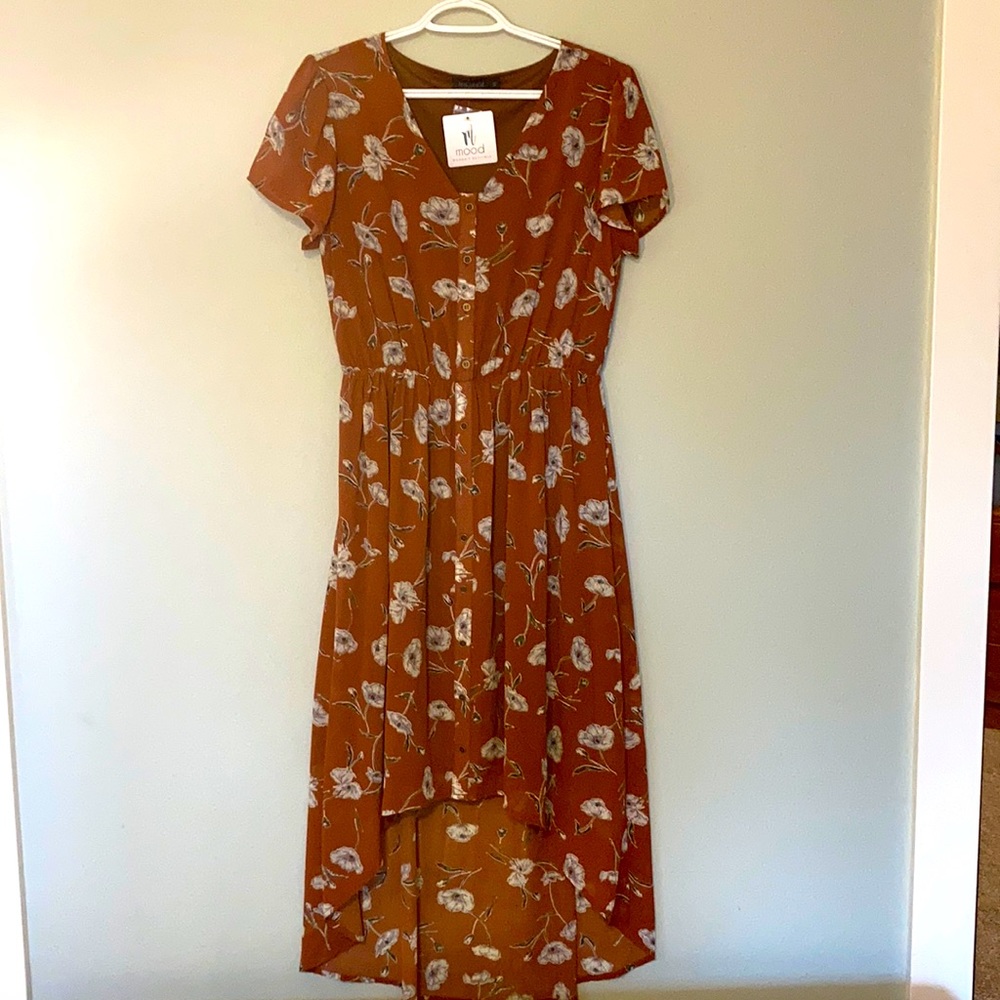 Mikarose High-Low Chiffon Dress